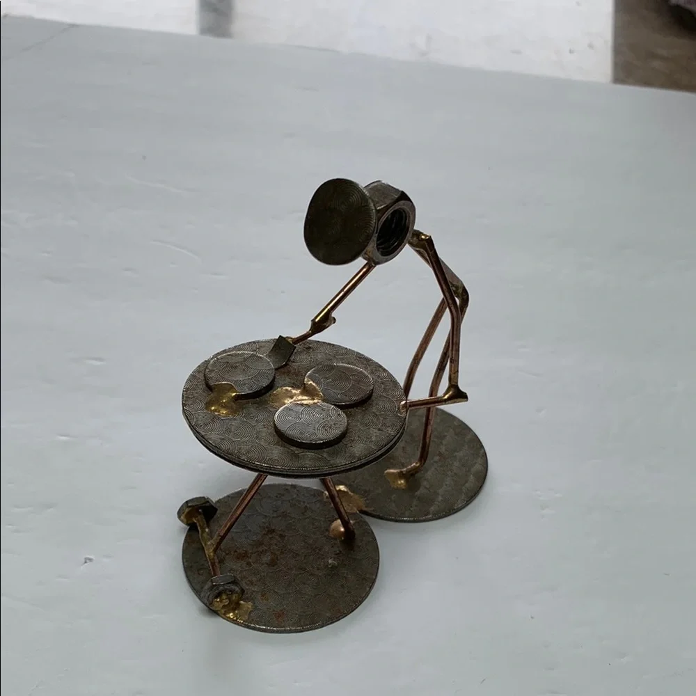 Metal Sculpture Art Piece - Picture 2 of 4